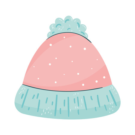 hat winter clothes accessoryのイラスト素材