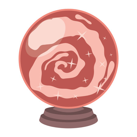 red crystal ballのイラスト素材