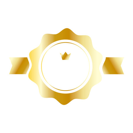 golden lace and ribbonのイラスト素材