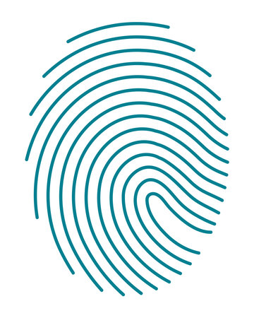 finger print signのイラスト素材