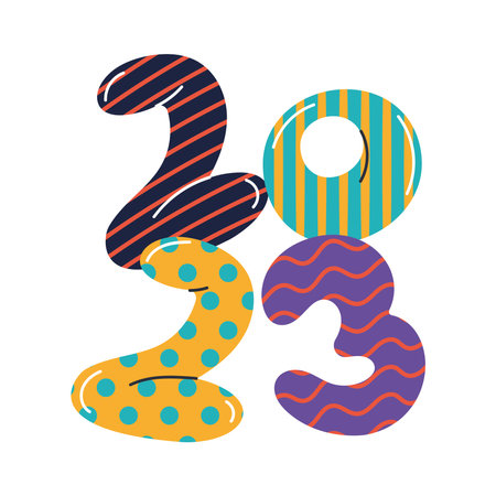 2023 new year numbers