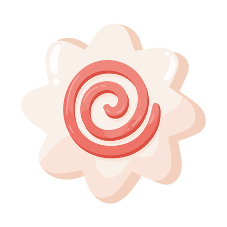 korean sweet cookie foodのイラスト素材