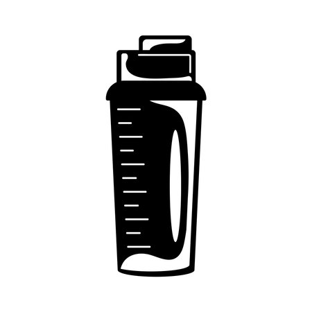 plastic water bottle gymのイラスト素材