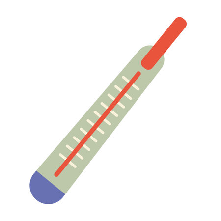 thermometer laboratory toolのイラスト素材