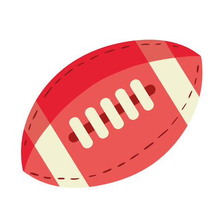 american football balloon equipmentのイラスト素材