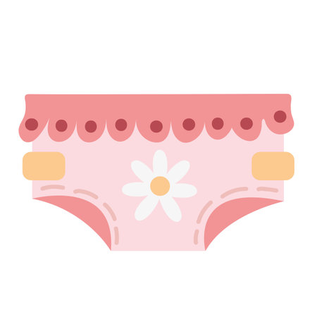 baby pink panty clothesのイラスト素材