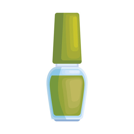 green nails polish productのイラスト素材