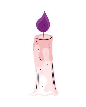 spa pink candle waxのイラスト素材