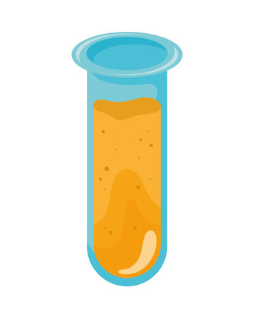 laboratory tube testのイラスト素材