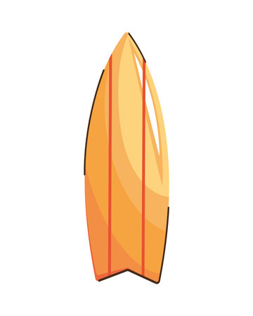 yellow surfboard sportのイラスト素材