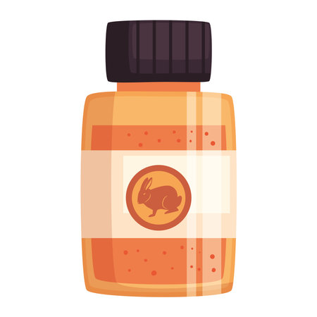 pot with cruelty freeのイラスト素材