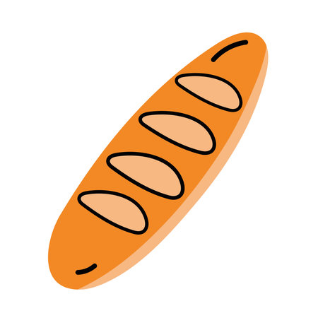 fresh french breadのイラスト素材