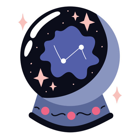 esoteric crystal ballのイラスト素材