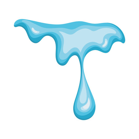 h2o splashes elementのイラスト素材