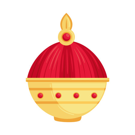 frankincense in golden potのイラスト素材