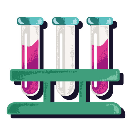 laboratory tubes testのイラスト素材
