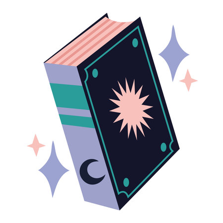 esoteric book magicのイラスト素材