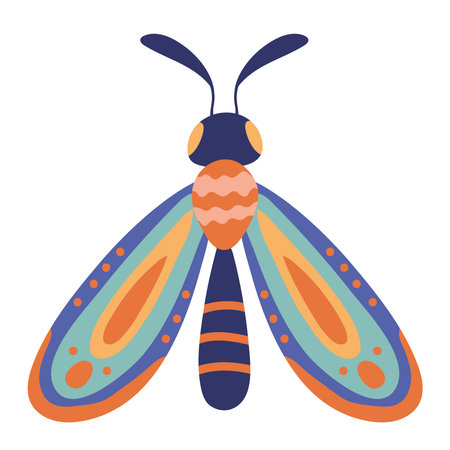 little butterfly animal silhouetteのイラスト素材