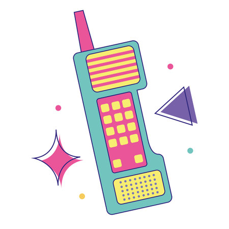 telephone nineties pop artのイラスト素材