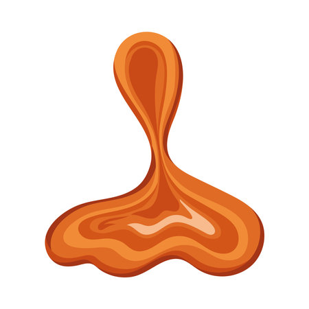 sweet caramel liquidのイラスト素材