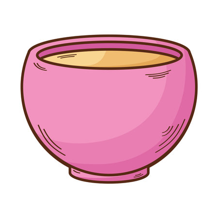 pink cup with liquidのイラスト素材