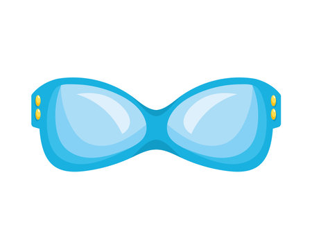 swim goggle protectionのイラスト素材