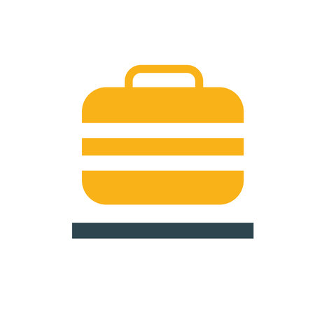 baggage signal infographicのイラスト素材