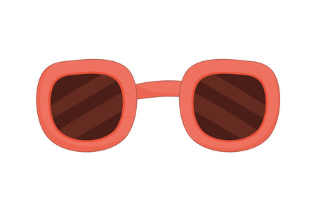 summer sunglasses accessoryのイラスト素材