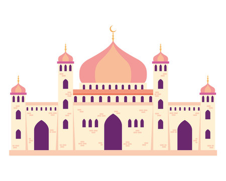 taj mahal muslim mosqueのイラスト素材