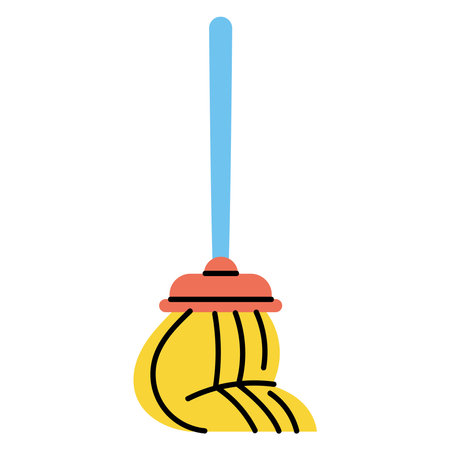 mop house keeping toolのイラスト素材