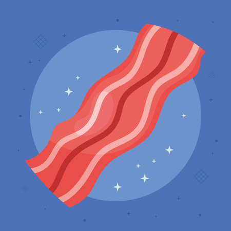 fresh delicious baconのイラスト素材