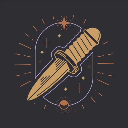 dagger alchemy sketchのイラスト素材