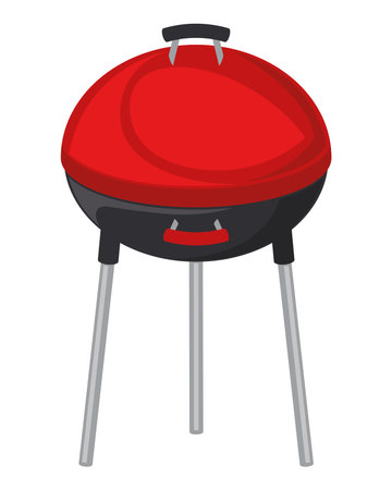 bbq oven closed equipmentのイラスト素材