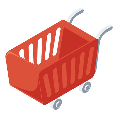 shopping cart marketのイラスト素材