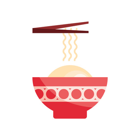 japanese food in dishのイラスト素材