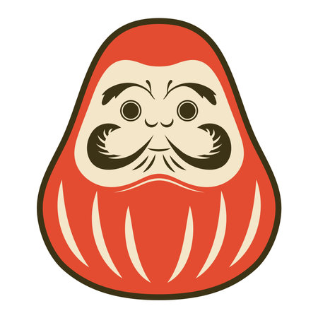 japanese head toyのイラスト素材