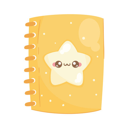 note book libraryのイラスト素材