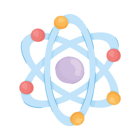 atom molecule particleのイラスト素材