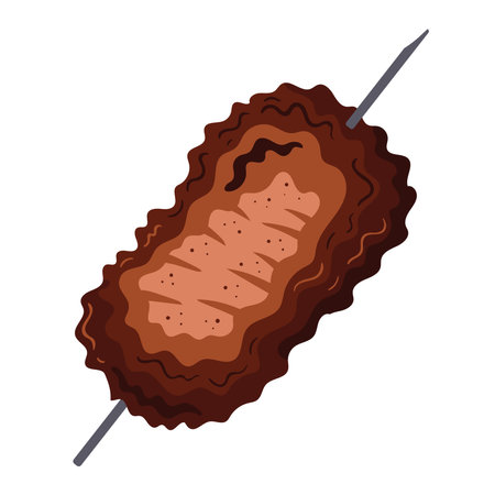 falafel skewer muslim foodのイラスト素材