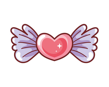 Love heart shapes as romantic decorationのイラスト素材