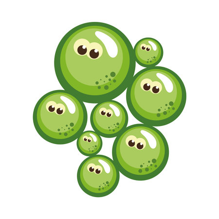 green embryo frogsのイラスト素材