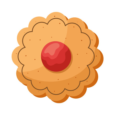 Sweet strawberry cookieのイラスト素材