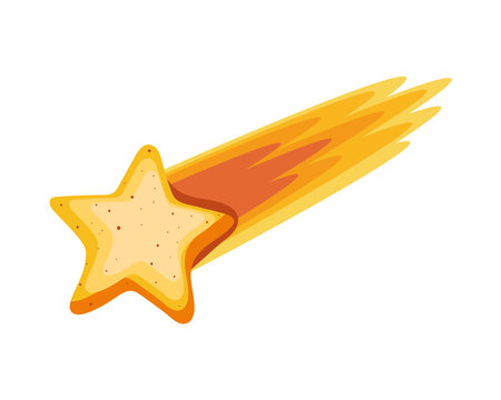 shooting star galaxyのイラスト素材