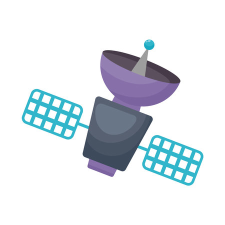 Wireless technology satelliteのイラスト素材