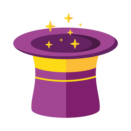 Magician top hat shinesのイラスト素材