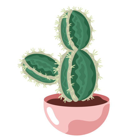 cactus in a potのイラスト素材