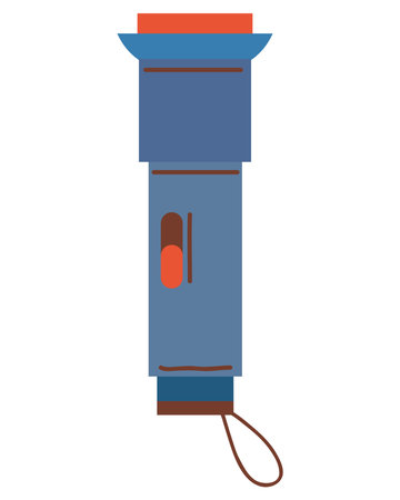 flashlight icon isolatedのイラスト素材
