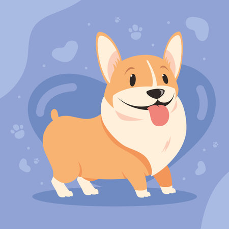 indog pet mascotのイラスト素材