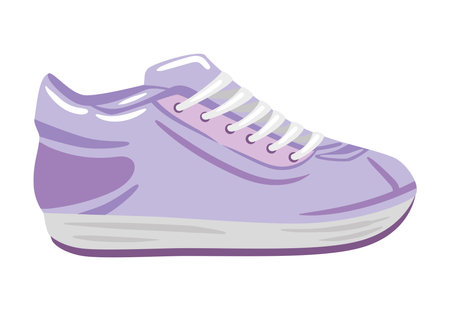Modern sports shoe athletic lifestylesのイラスト素材