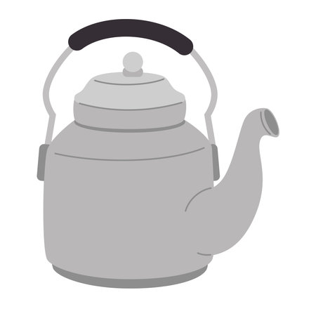 Teapot kitchen utensilのイラスト素材